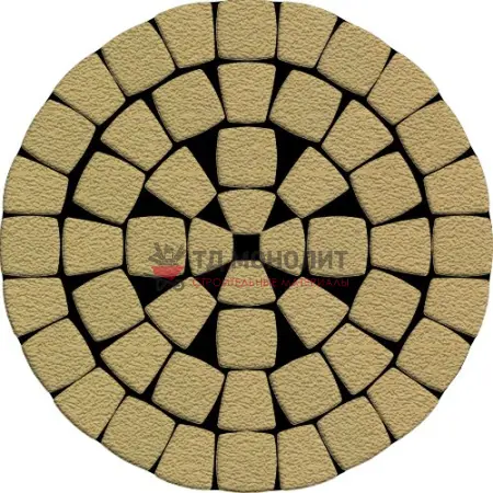 Тротуарная плитка Классико Нео, 60 мм, песочный, native