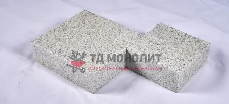 Термообработанная гранитная плита мощения 1000х600х200