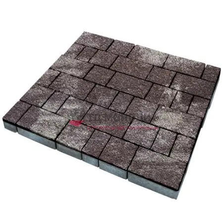 Тротуарная плитка Старый город, 60 мм, ColorMix Браун, Native