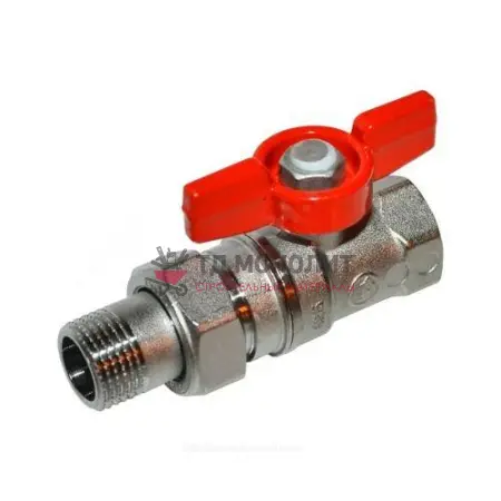 Кран шаровой латунь R259D Ду 20 Ру42 ВР/"американка" бабочка Giacomini R259Y005