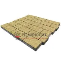 Тротуарная плитка Бельпассо, 60 мм, песочный, native