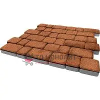 Тротуарная плитка Инсбрук Альт, 60 мм, оранжевый, native