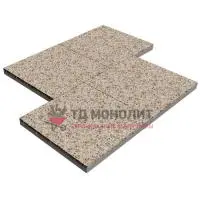 Тротуарная плитка Урбан Хард, 80 мм, Backwash Корунд