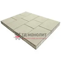 Тротуарная плитка Инсбрук Ланс, 60 мм, Слоновая кость, гладкая