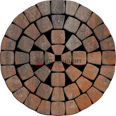 Тротуарная плитка Классико Нео, 60 мм, Colormix Рей, гладкая