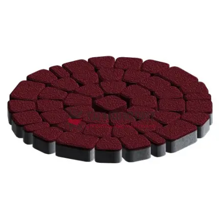 Тротуарная плитка Классико, 60 мм, Винный, native