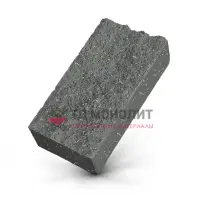 Стеновой камень облицовочный с колотой поверхностью, серый