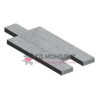 Тротуарная плитка Аликанте, 80 мм, Эльтон, BackWash