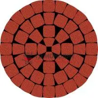 Тротуарная плитка Классико Нео, 60 мм, красный, native