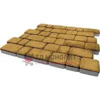 Тротуарная плитка Инсбрук Альт, 60 мм, жёлтый, native