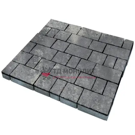 Тротуарная плитка Старый город, 60 мм, ColorMix Актау