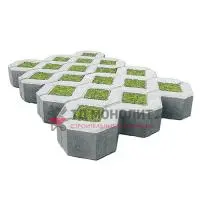 Газонная решетка, 80 мм, серый