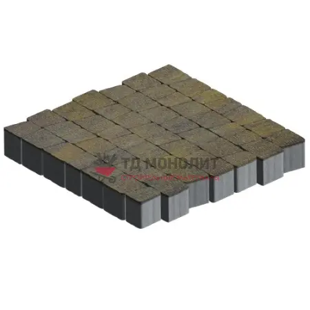 Тротуарная плитка Аттика, 60 мм, colormix Бромо, antico