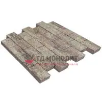 Тротуарная плитка Грас, 80 мм, ColorMix Берилл, antico