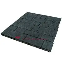 Тротуарная плитка Инсбрук Тироль, 60 мм, чёрный, native