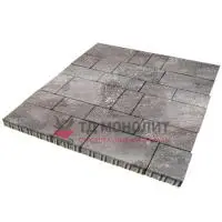 Тротуарная плитка Инсбрук Тироль, 60 мм, ColorMix Умбра, гладкая