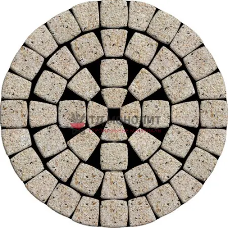 Тротуарная плитка Классико Нео, 60 мм, Грейзен, BackWash