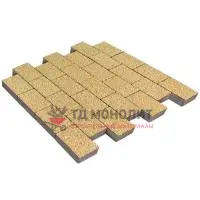 Тротуарная плитка Грас, 80 мм, Песочный, antico