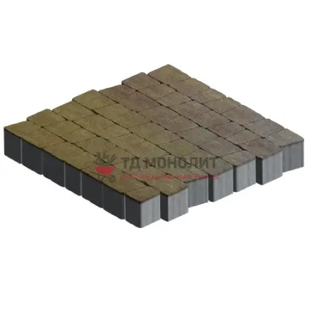 Тротуарная плитка Аттика, 60 мм, ColorMix Брайс, native