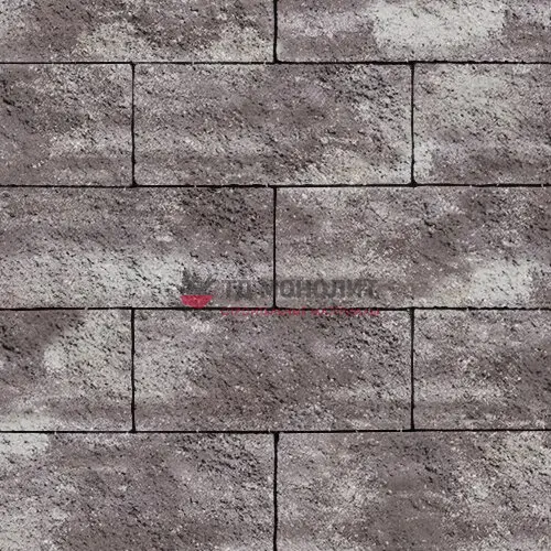 Стеновой камень облицовочный с колотой поверхностью, сolormix Браун