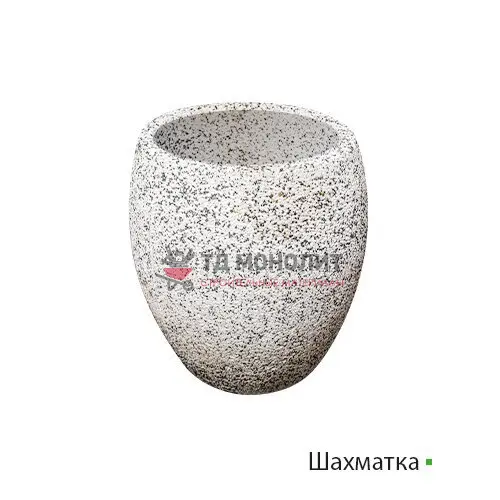 Вазон из бетона Verona, шахматка