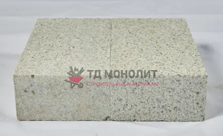 Термообработанная гранитная плита мощения 600х300х180