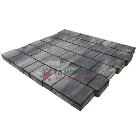 Тротуарная плитка Новый город, 40мм, ColorMix Актау, гладкая