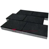 Тротуарная плитка Парк Плейс, 80 мм, чёрный, native