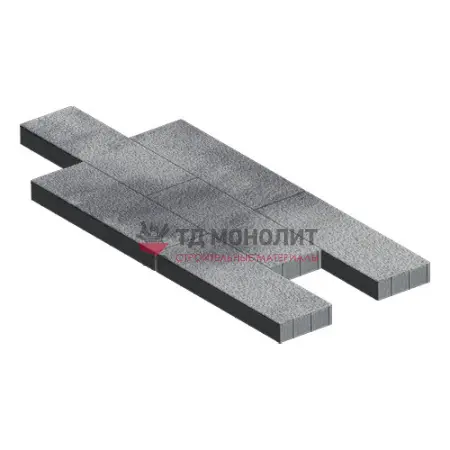 Тротуарная плитка Аликанте, 80 мм, ColorMix Монохром, Native