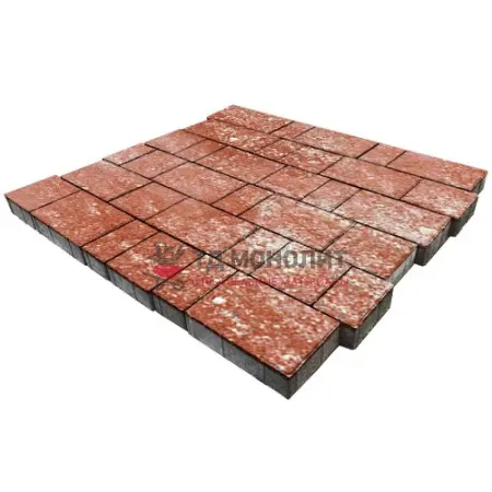 Тротуарная плитка Новый город, 40мм, ColorMix Порто, гладкая