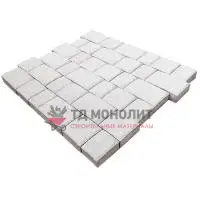 Тротуарная плитка Инсбрук Инн, 60 мм, белый, native