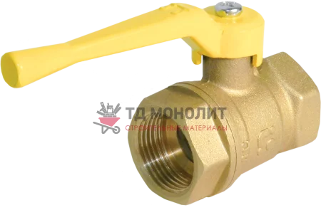 Кран шаровой латунь 15х1/2" Ру50 ВР/обжим рычаг STAHLMANN SVLF1501/2NEF