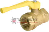 Кран шаровой латунь 15х1/2" Ру50 ВР/обжим рычаг STAHLMANN SVLF1501/2NEF