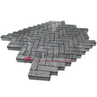 Тротуарная плитка Паркет, 60 мм, ColorMix Актау, гладкая