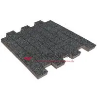 Тротуарная плитка Грас, 80 мм, Черный, antico