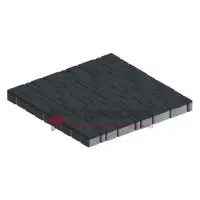 Тротуарная плитка Инсбрук Альт Нео, 60 мм, графит, гладкая