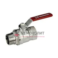 Кран шаровой латунь хром R254D Ду 8 Ру42 ВР/НР бабочка Giacomini R254X001