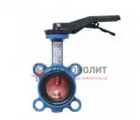 Затвор дисковый поворотный чугун VPI4448-02NI Ду 50 Ру16 межфл с рукояткой диск чугун манжета Nitril Tecofi VPI4448-02NI0050