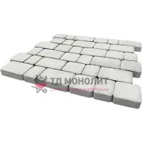 Тротуарная плитка Инсбрук Альт, 60 мм, белый, native