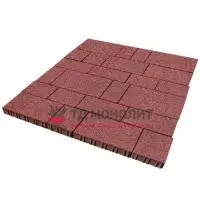 Тротуарная плитка Инсбрук Тироль, 60 мм, красный, Native