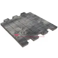 Тротуарная плитка Грас, 80 мм, ColorMix Актау, гладкая