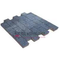 Тротуарная плитка Грас, 80 мм, Байкал, BackWash