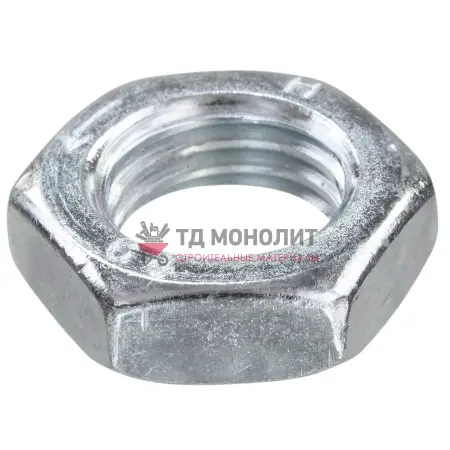 Гайка низкая М 30 х 1.5 DIN 439 оц. (25шт.) сталь