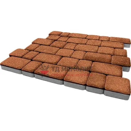Тротуарная плитка Инсбрук Альт, 60 мм, оранжевый, native
