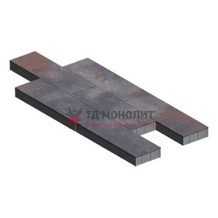 Тротуарная плитка Аликанте, 80 мм, Абрау, BackWash