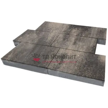 Тротуарная плитка Парк Плейс, 60 мм, ColorMix Нокс, гладкая