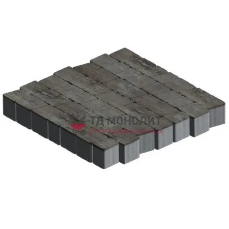 Тротуарная плитка Аттика, 60 мм, colormix Берилл, native