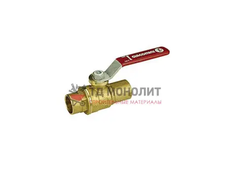 Кран шаровой латунь хром мини R694 Ду 15 Ру16 ВР/НР полнопроходной флажок с набором цветных вставок Giacomini R694X003