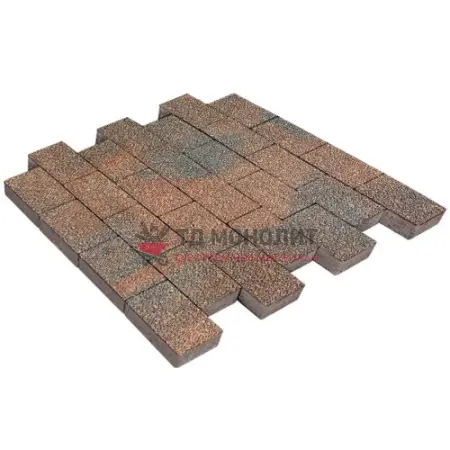 Тротуарная плитка Грас, 80 мм, ColorMix Штайнрус, antico