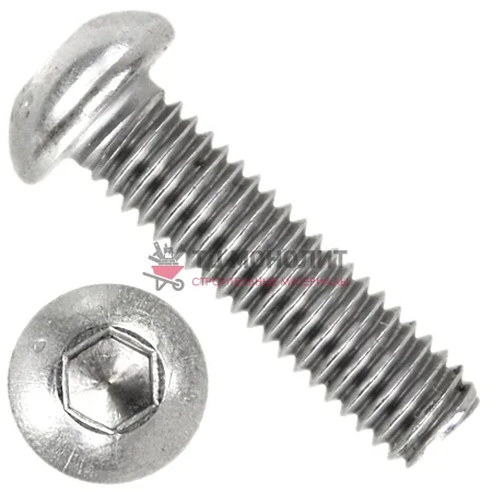 Винт 10 х 45 * 10.9 ISO 7380 п/кр. оц. (п.р.)